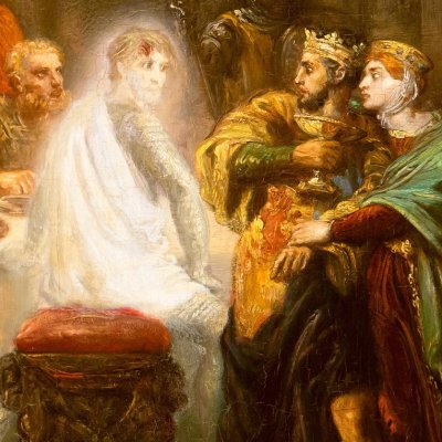 Macbeth regardant le fantôme de Banquo - Chassériau