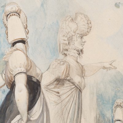 Trois dames à la promenade - Henry Fuseli