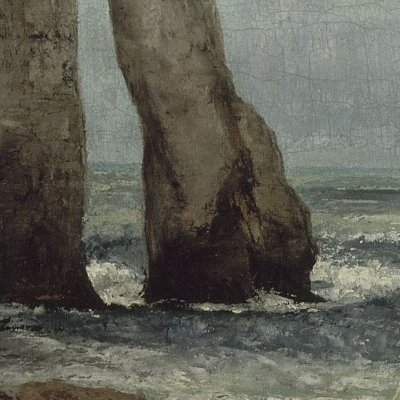 La falaise d'Étretat après l'orage (version d'Orsay) - Courbet
