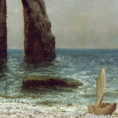 La falaise d'Étretat (version de Berlin) - Courbet