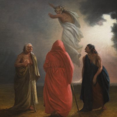 Scène de Macbeth - William Rimmer