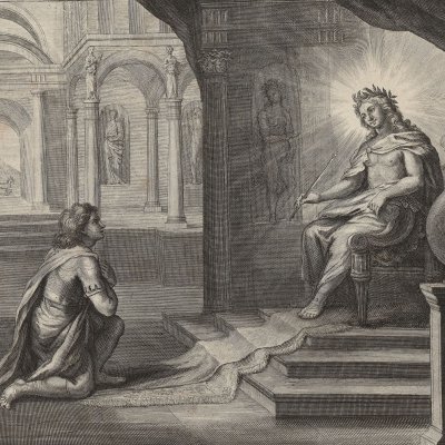 Phaéton va trouver son père le Soleil (Métamorphoses Banier 1732, l.2) - Philipp van Gunst