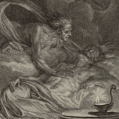 La Famine infecte Erysichthon (Métamorphoses Banier 1769, l.8) - Moreau