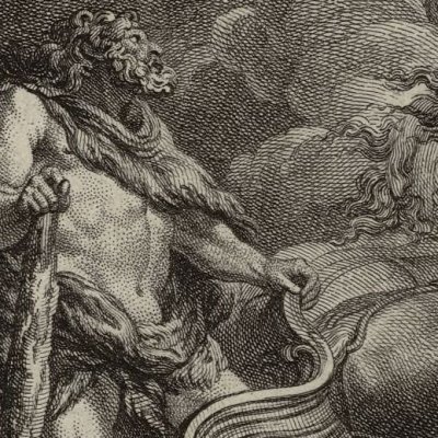 Apotheosis of Hercules (Métamorphoses Banier 1769, l.9) - Eisen