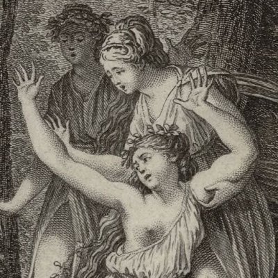 Eurydice mordue (Métamorphoses Banier 1769, l.10) - Moreau