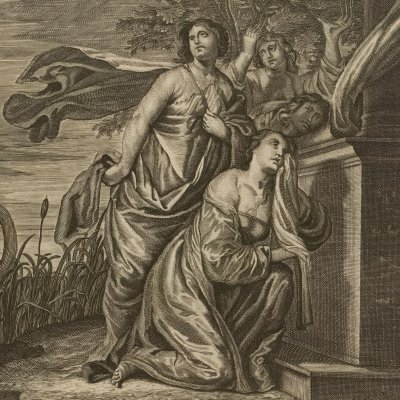 Les Héliades au tombeau de Phaéton (Métamorphoses Du Ryer 1702, l.2)