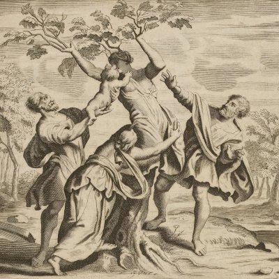 Dryope changée en arbre (Métamorphoses Du Ryer 1702, l.9)