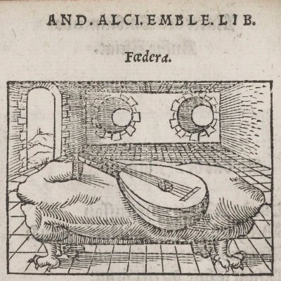 Foedera / Traités d’amitié (Alciat, Wechel, 1536)