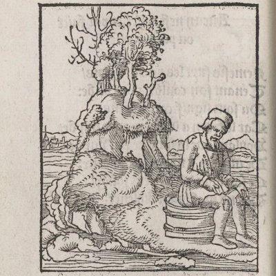 Desidiam abjiciendam / Chasser paresse (Alciat, Wechel, 1536)