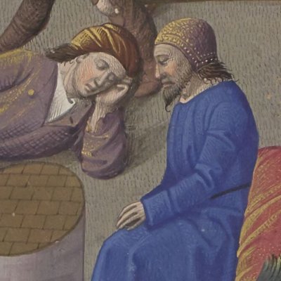 Les deux cités (Cité de Dieu l.1, Fr18 fol.3v)