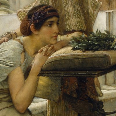 Sappho et Alcée - Lawrence Alma-Tadema