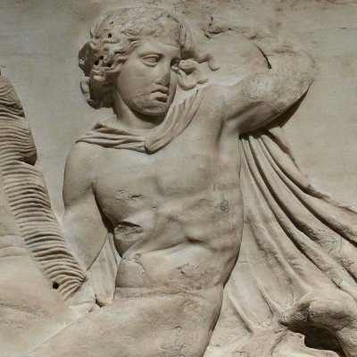 Panathénées. Frise ouest du Parthénon, bloc 2 - Phidias