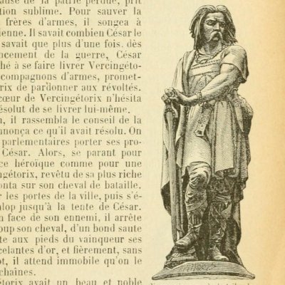 Les grands hommes de l'Auvergne. Vercingétorix (Le tour de la France par deux enfants, Belin, 1904, p. 137)