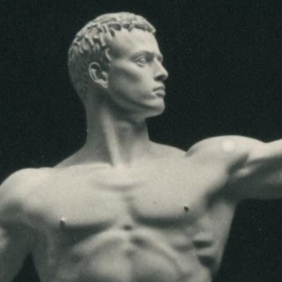 Le Porte flambeau, figure monumentale - Arno Breker