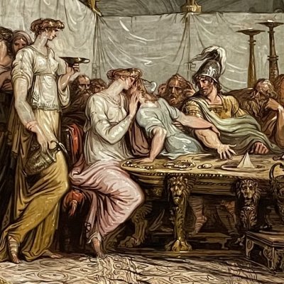 Banquet donné par Didon à Énée (Palais Marescalchi, Salon d'Énée) - Felice Giani