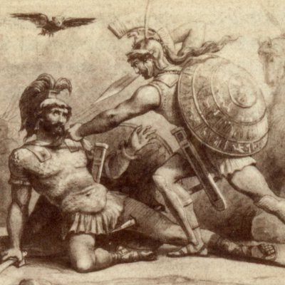 La mort de Turnus (Énéide 12, éd. Dübner, Didot, 1858)