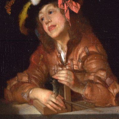 Garçon avec une souricière - Adriaen van der Werff