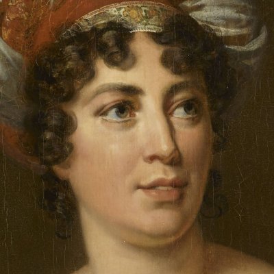 Anne-Louise-Germaine Necker, baronne de Staël-Holstein - Godefroid d'après Gérard