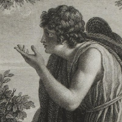 Tityre et Mélibée (Virgile, Bucoliques 1, Didot, 1798) - Gérard