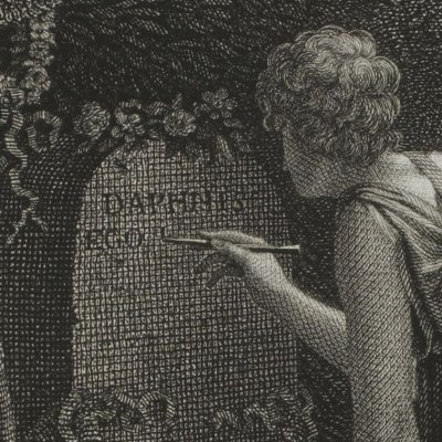 La mort de Daphnis (Virgile, Bucoliques 5, Didot, 1798) - Gérard