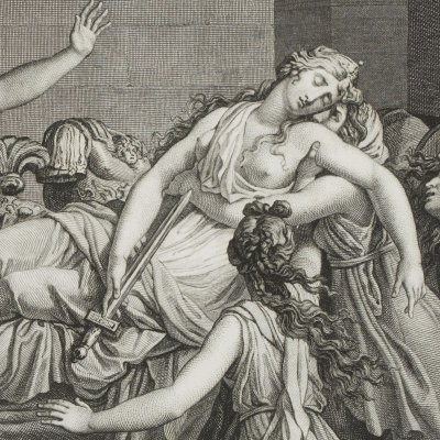 Suicide de Didon (Virgile, Énéide 4, Didot, 1798)