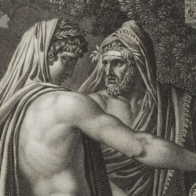 Sacrifice à Anchise (Virgile, Énéide 5, Didot, 1798) - Girodet