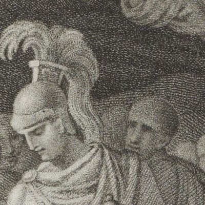 Anchise montre à Énée sa descendance (Virgile, Énéide 6, Didot, 1798) - Girodet