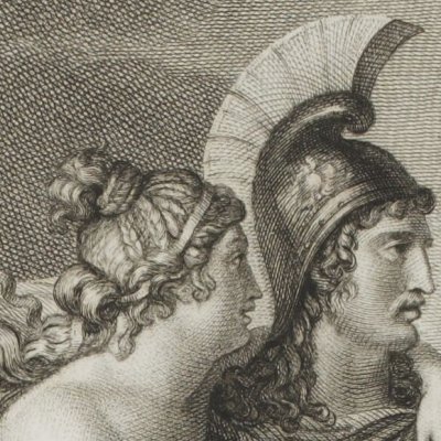 Vénus donne à Énée les armes forgées par Vulcain (Virgile, Énéide 8, Didot, 1798) - Copia