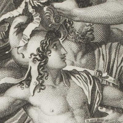 Apollon protège Ascagne (Virgile, Énéide 9, Didot, 1798) - Girodet