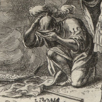 Vénus apparaît à Énée sur le chemin vers Carthage (Erneuertes Gedächtnüs… 1688) - Eimmart