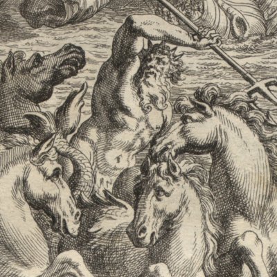 Neptune calme la tempête (Erneuertes Gedächtnüs… 1688) - Eimmart