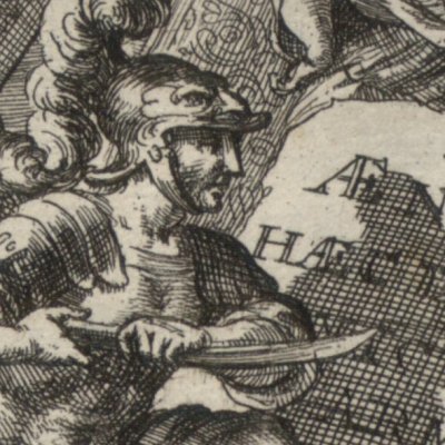Énée passe l'hiver à Actium (Erneuertes Gedächtnüs… 1688) - Eimmart