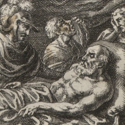 La mort d'Anchise (Erneuertes Gedächtnüs… 1688) - Eimmart