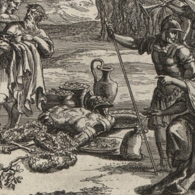 Exposition des prix pour les Jeux siciliens (Erneuertes Gedächtnüs… 1688) - Eimmart