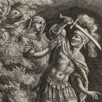 Énée aux Enfers : l'orme aux songes vains (Erneuertes Gedächtnüs… 1688) - Eimmart