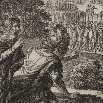 Énée retrouve Anchise aux Champs-Élysées (Erneuertes Gedächtnüs… 1688) - Eimmart