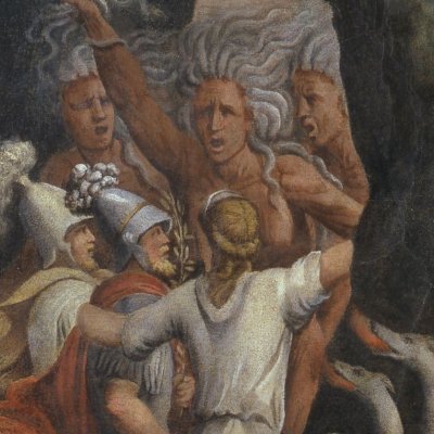 Énée et la sibylle aux portes des Enfers (Camerino dell’Eneide) - Nicolò dell’Abate