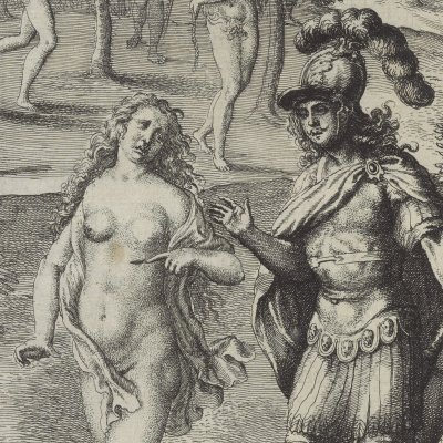 Énée rencontre Didon aux Enfers (Virgile, Énéide 6, éd. Ogilby 1654, p346) - Cleyn