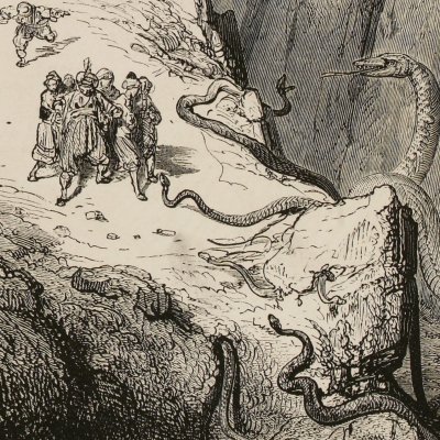 Second voyage. La vallée des serpents (Sindbad, Maxwell, 1879) - G. Doré
