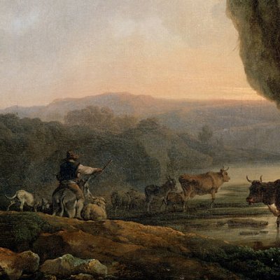 Paysage avec du bétail - Loutherbourg