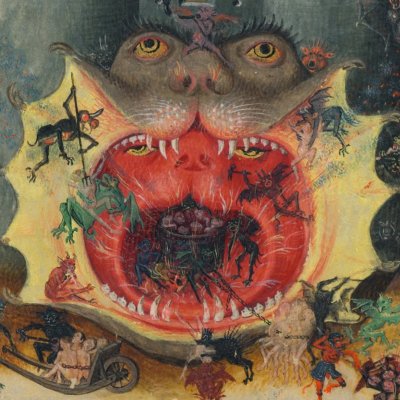 Bouche des Enfers. Prière d'absolution du défunt (Livre d'heures de Catherine de Clèves, Office des morts)