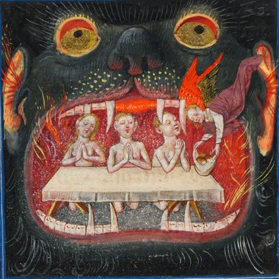 Consolation des âmes au Purgatoire (Livre d'heures de Catherine de Clèves, Liturgie des heures)