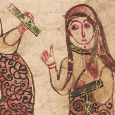 Histoire d'Umar an-Nu'mân (Mille et une nuits, ms de Tübingen, F36v)