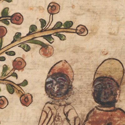 Histoire d'Umar an-Nu'mân (Mille et une nuits, ms de Tübingen, F122v)