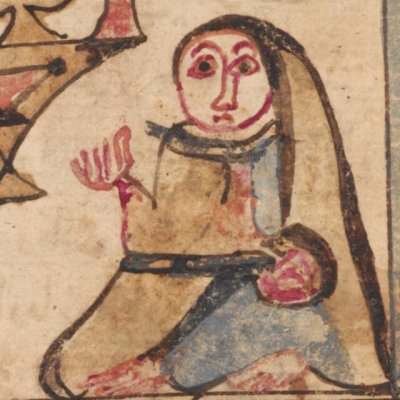 Tâj al-Mulûk et la princesse Dunyâ (Mille et une nuits, ms de Tübingen, F107v)
