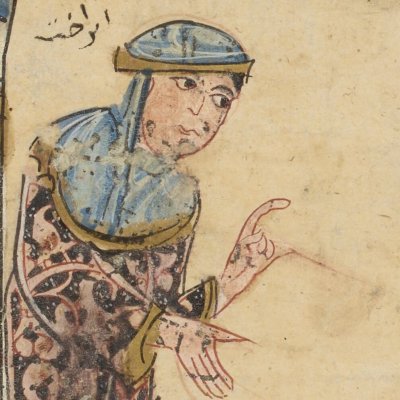 Shedram, Iraht et Iblad (Kalila et Dimna, Arabe 3465, f131v)