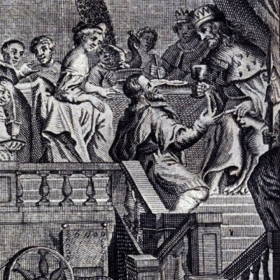 Ulysse sollicite l'aide d'Alcinoüs (Odyssée, ch.7, trad. Dacier, 1731) - Jongman