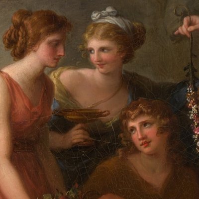 Telemachus and The Nymphs of Calypso - A. Kauffmann