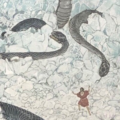 Deuxième voyage de Sindbad. Les serpents de la montagne de diamants (Les Mille et Une Nuits, éd. Mardrus, t. 5) - Léon Carré