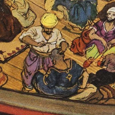 Abou-Kir and Abou-Sir (One Thousand and One Nights, Mardrus ed., vol. 7) - Léon Carré